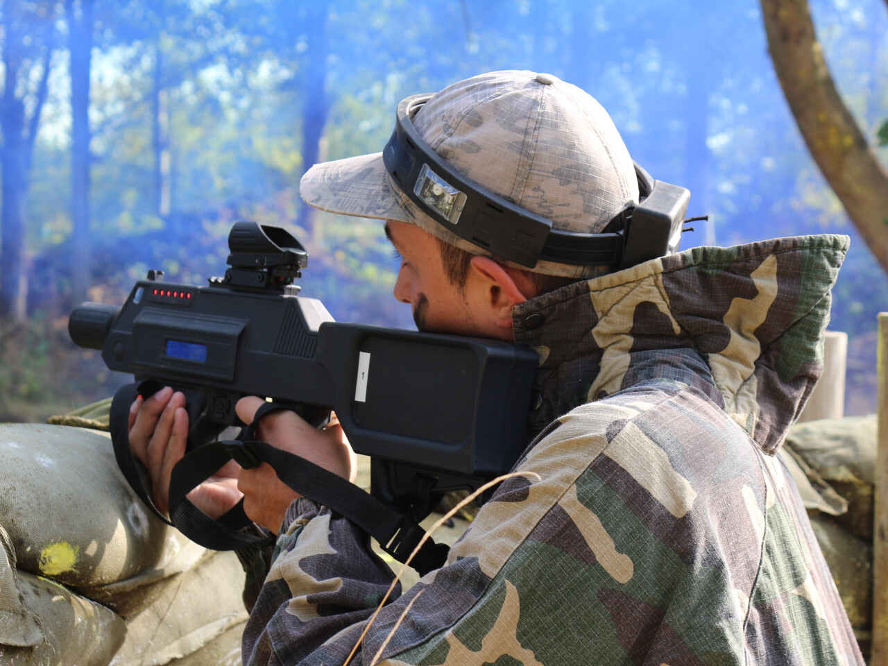 Outdoor lasergame