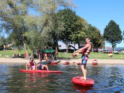 Rent paddle boats, canoes or subs